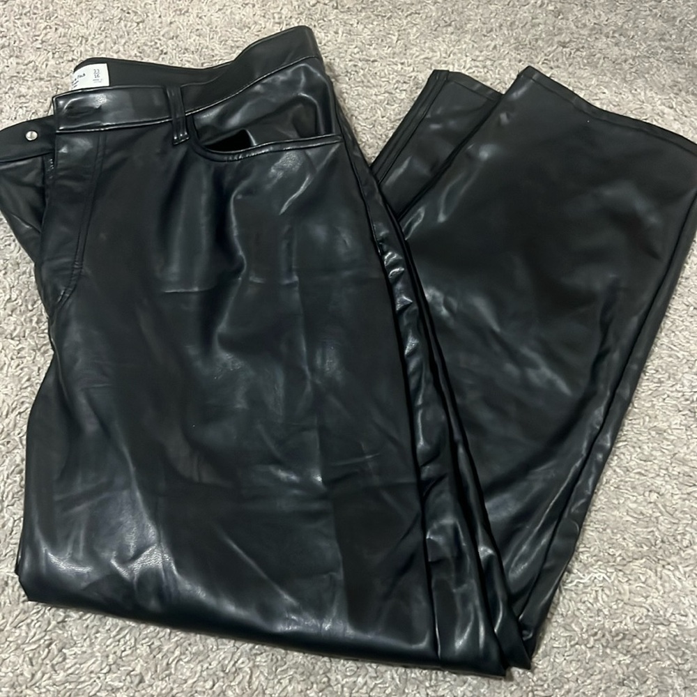 A&F leather pants
